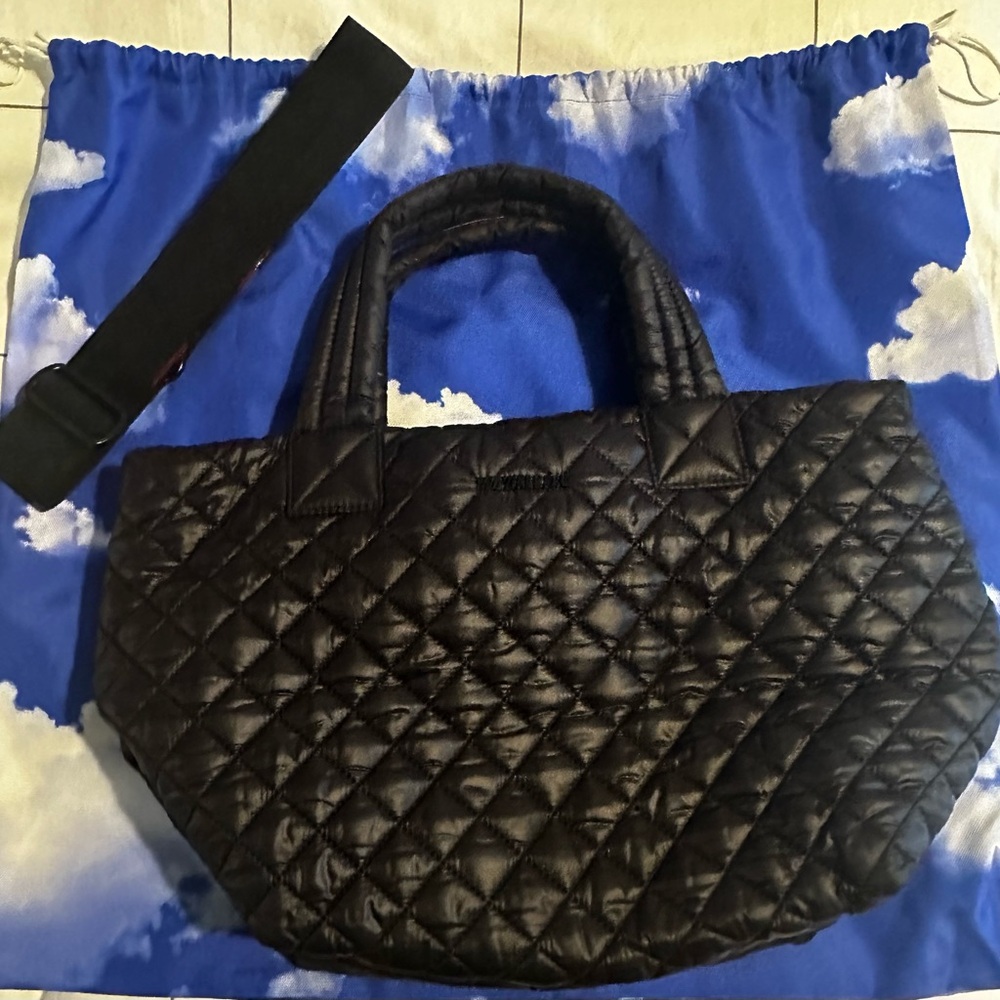EXCELLENT Condition MZ Wallace Metro Tote Deluxe - Medium Black